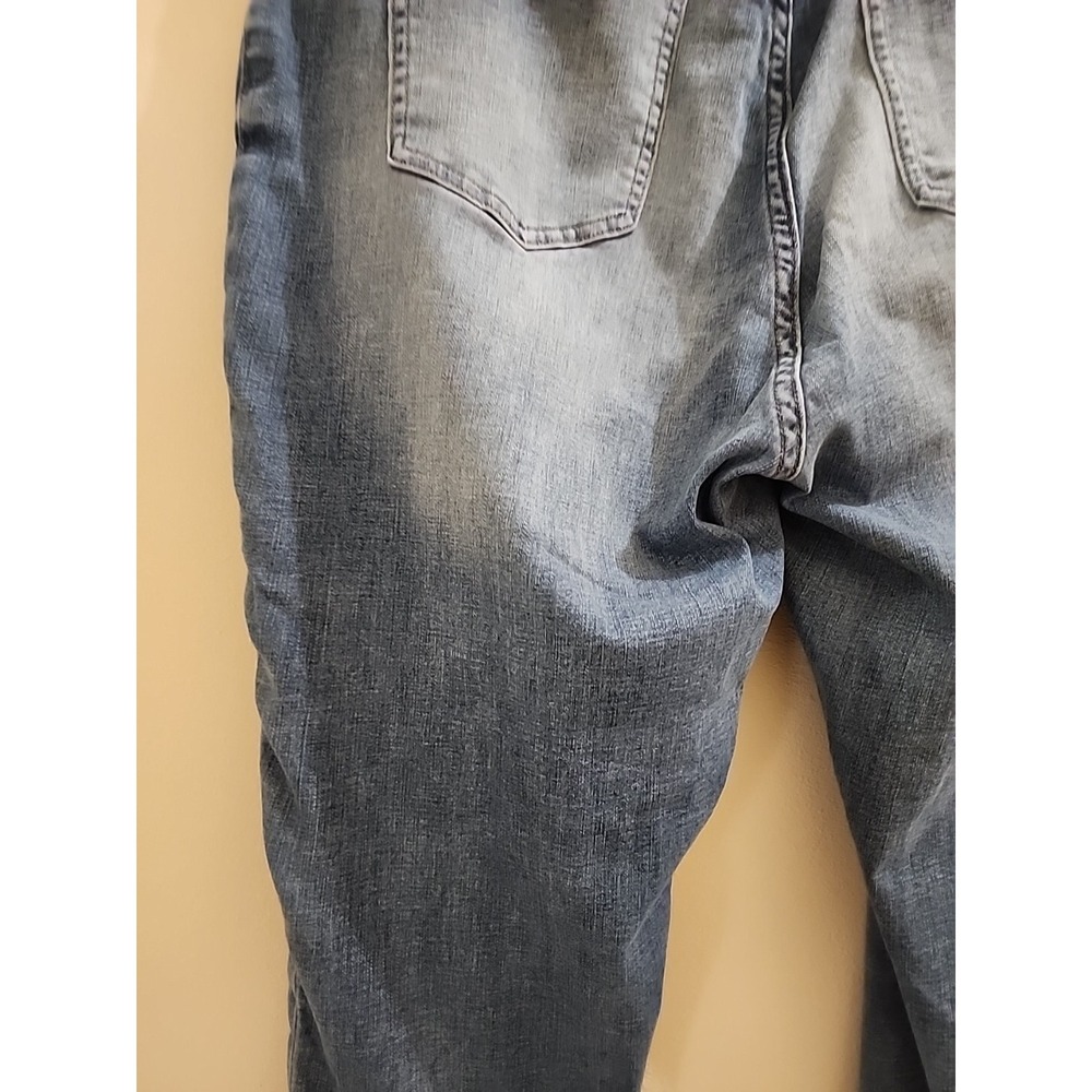 Pistola Distressed Denim Jeans Pants Skinny Stretch Frayed Hem Size 18W - Picture 14 of 16